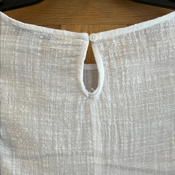 FAVLUX - Pretty White Ruffle Sleeve Blouse - Medium - Picture 8 of 16